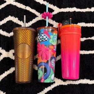 3 Starbucks Cups 2 New
